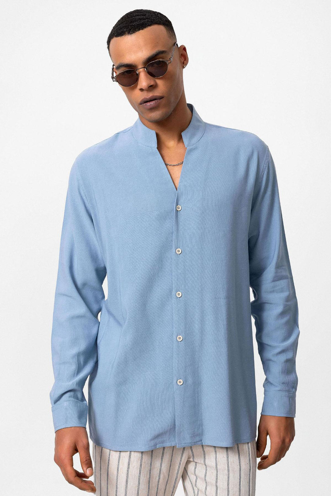 ANT Judge Collar Long Sleeve Men's Shirt - Fort Pierce