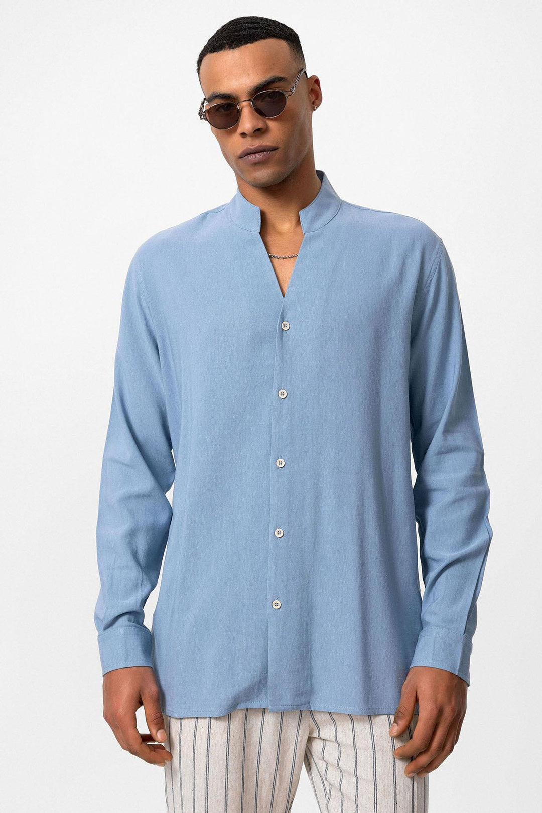 ANT Judge Collar Long Sleeve Men's Shirt - Fort Pierce