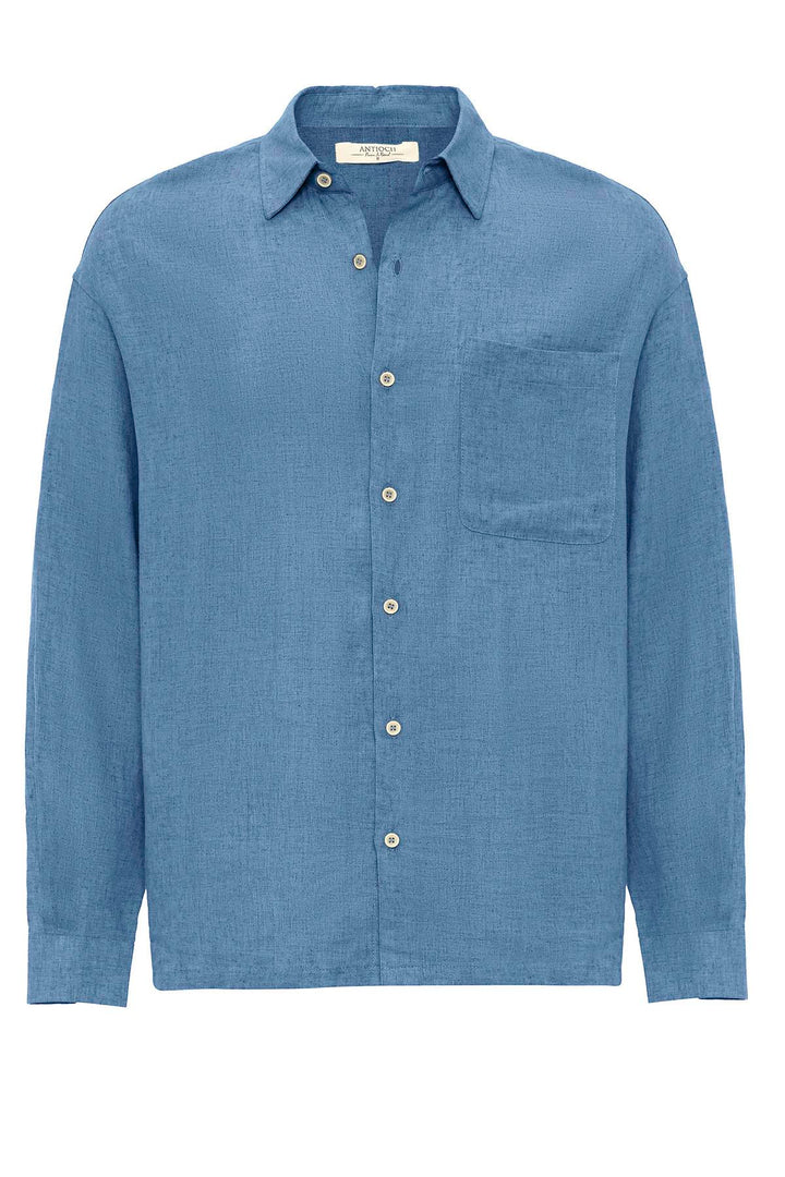 ANT Oversized Long Sleeve Men's Shirt - Palma