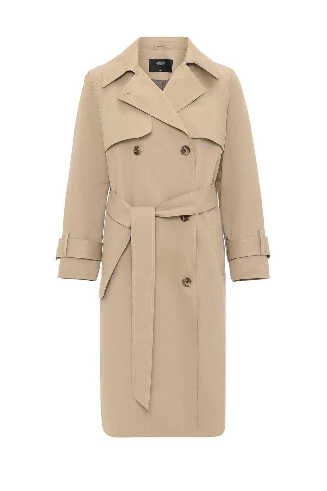 ANT Antioch Lord Woman Double Breasted Belted Trench Coat - Davis