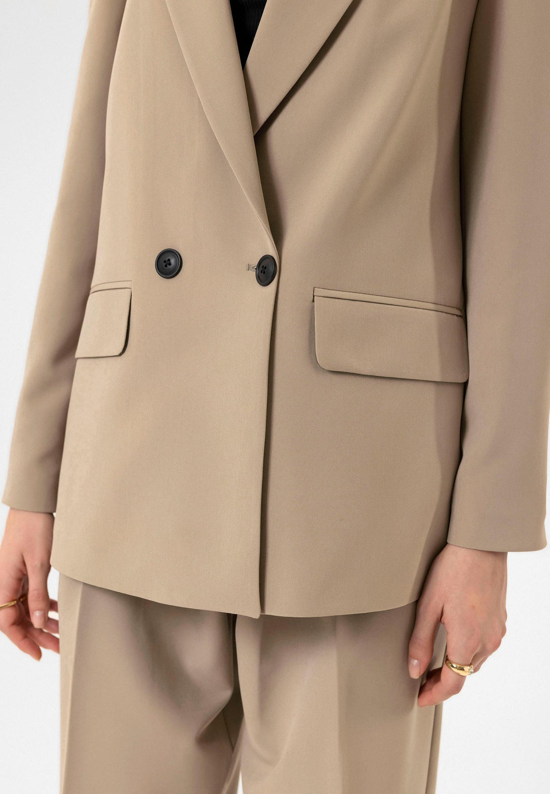 ANT Antioch Lord Women's Double Breasted Oversize Blazer Jacket - Cheltenham