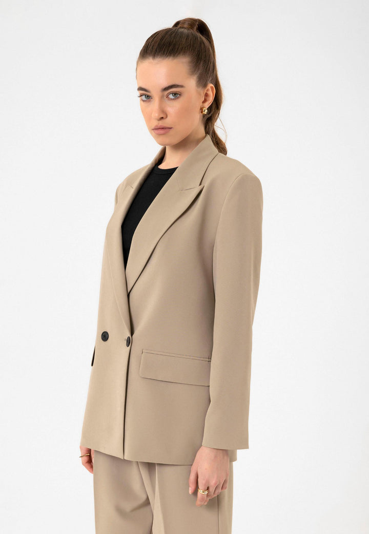 ANT Antioch Lord Women's Double Breasted Oversize Blazer Jacket - Cheltenham