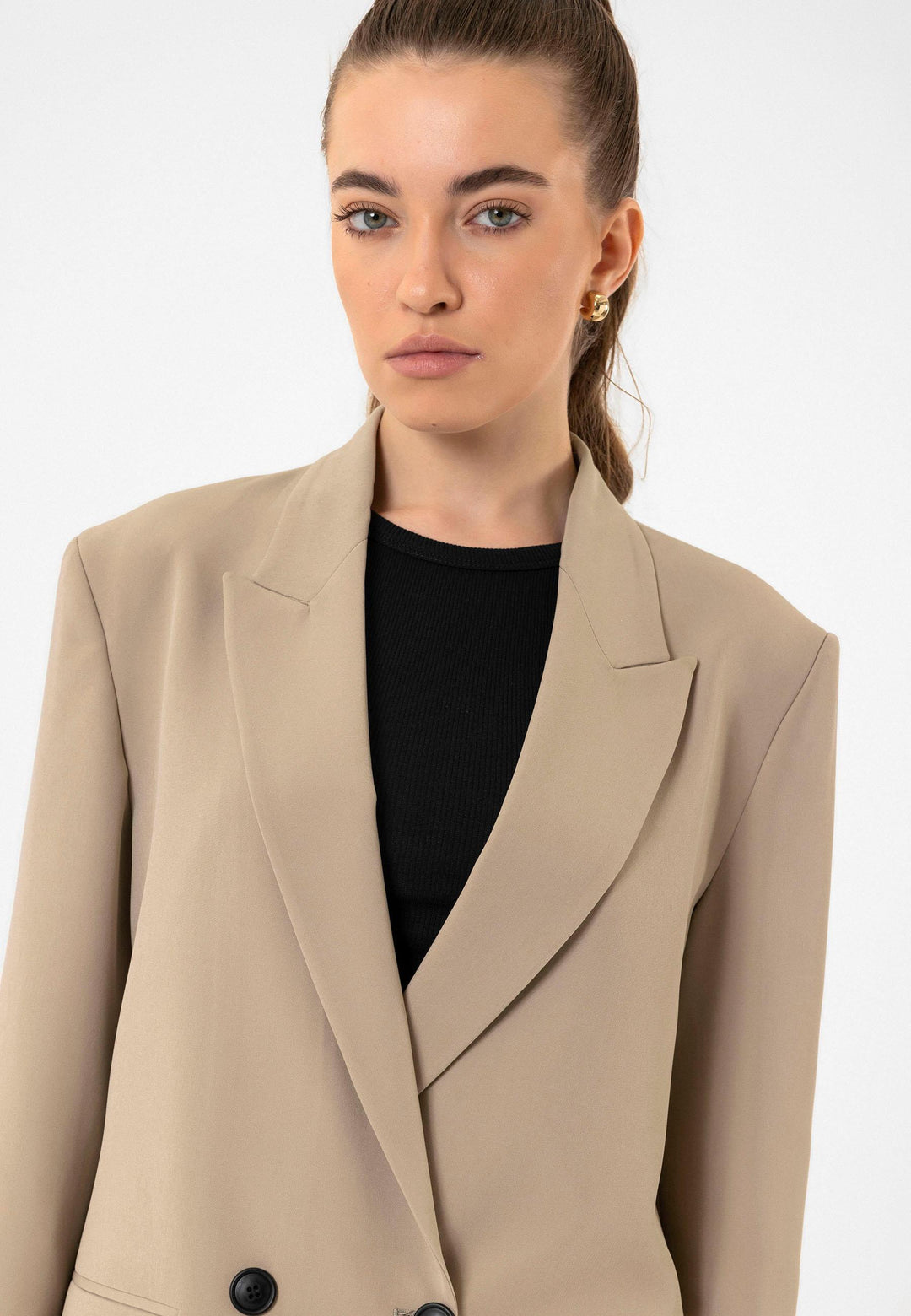 ANT Antioch Lord Women's Double Breasted Oversize Blazer Jacket - Cheltenham
