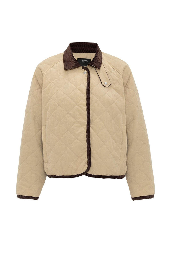 ANT Antioch Women's Quilted Jacket with Polo Collar - Sant’Eufemia Lamezia