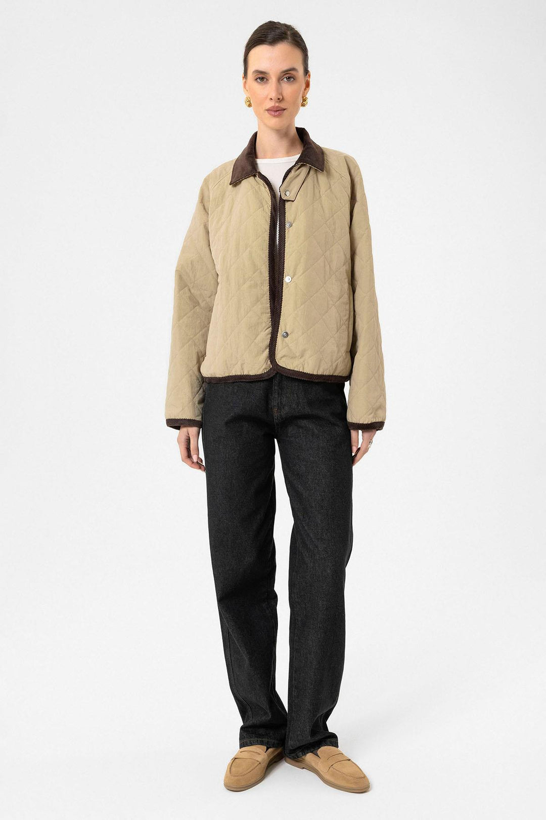 ANT Antioch Women's Quilted Jacket with Polo Collar - Sant’Eufemia Lamezia