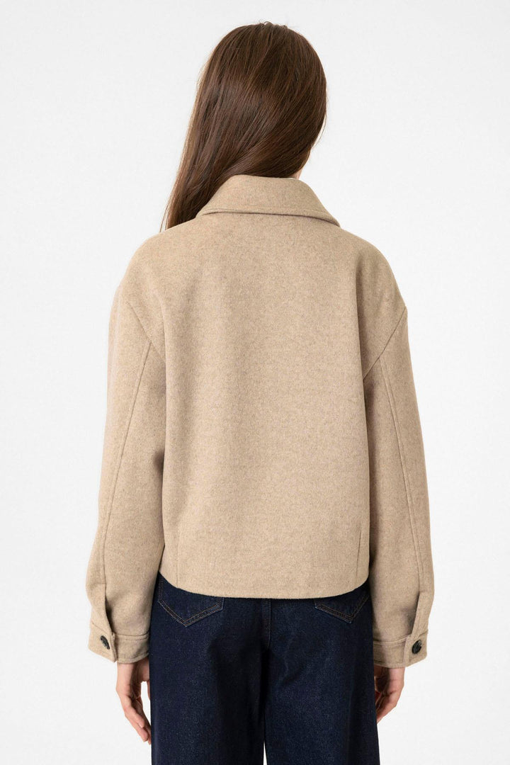 ANT Antioch Lord Woman Wool Blend Short Jacket - Santa Fe