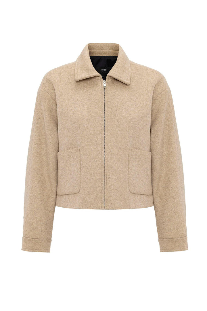 ANT Antioch Lord Woman Wool Blend Short Jacket - Santa Fe