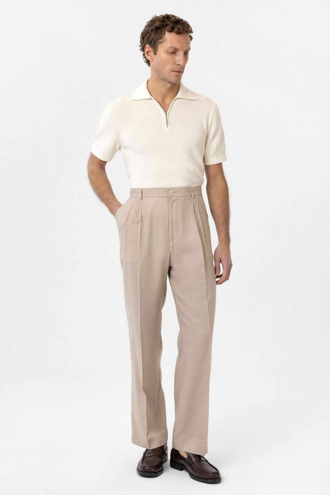 ANT Antioch Men's Baggy Pants with Chain Mixed Fabric - El Dorado Hills