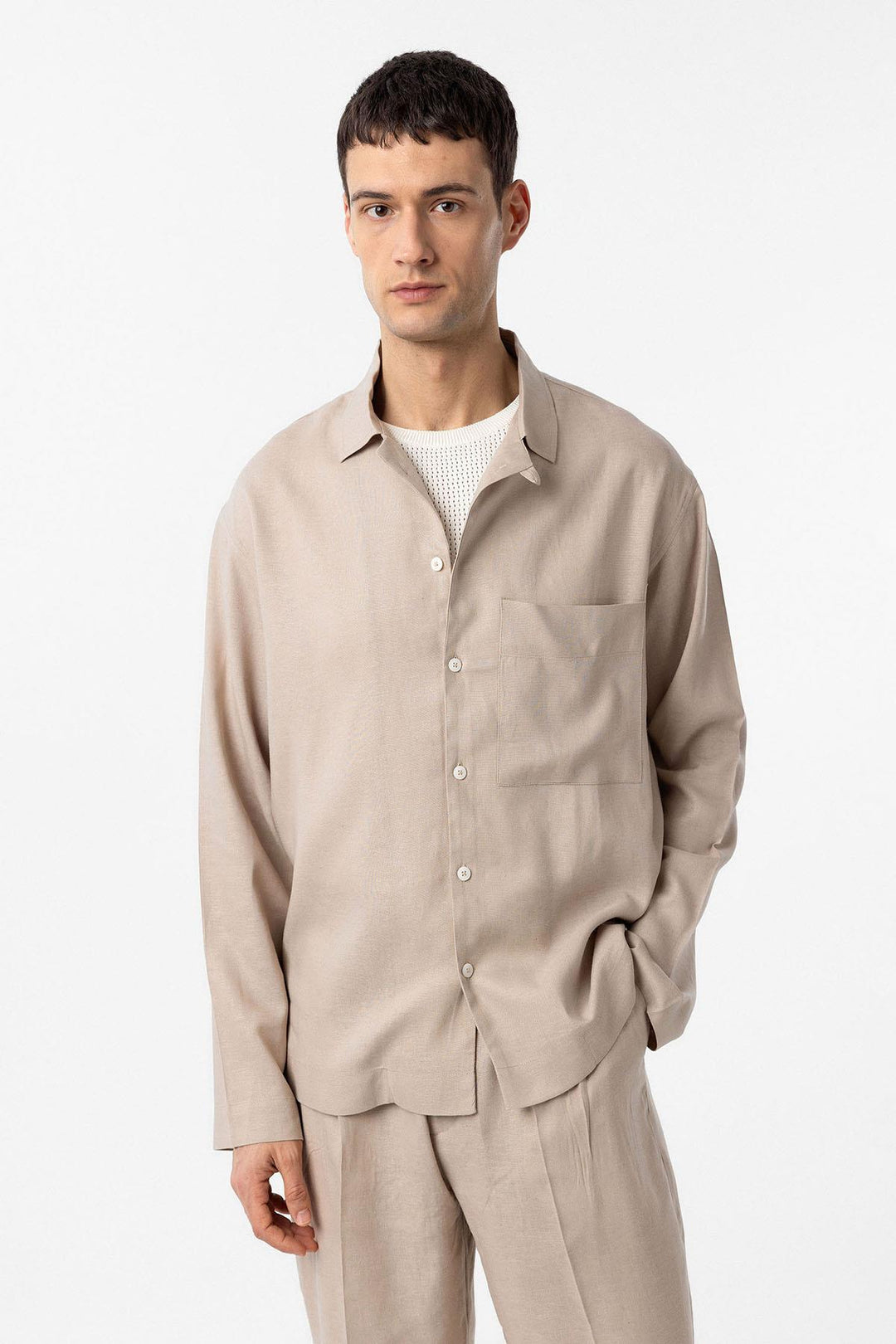 ANT Antioch Lord Mixed Cotton Relax Fit Men's Shirt - Middletown