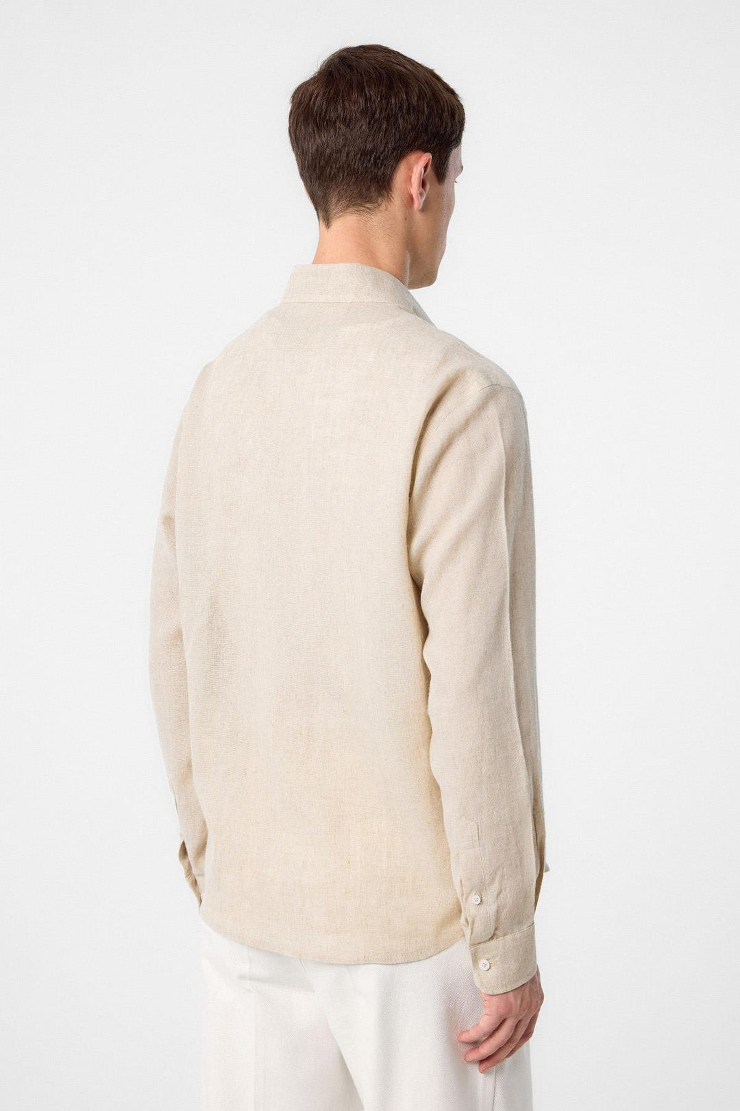 ANT Antioch Men's Shirt with Collar Buttoned with Mixed Fabric - Mechelen