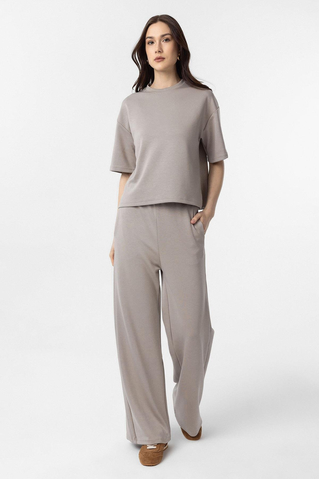 ANT Antioch Bej Modal Women's Tracksuit - Salaberry-de-Valleyfield