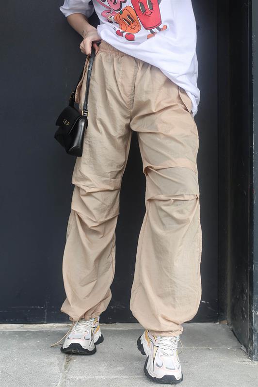 MDX Beige Parachute Jogger Women's Pants MG1726 - Ciudad de Ceuta