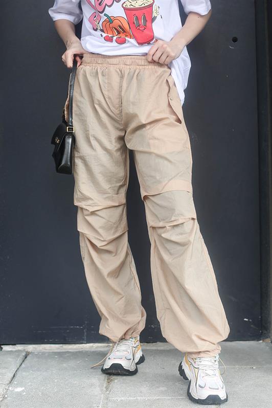 MDX Beige Parachute Jogger Women's Pants MG1726 - Ciudad de Ceuta