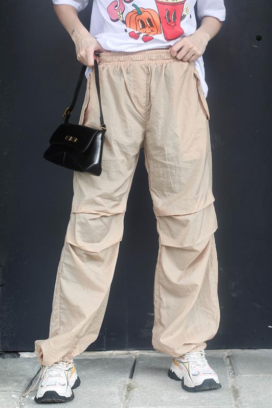 MDX Beige Parachute Jogger Women's Pants MG1726 - Ciudad de Ceuta