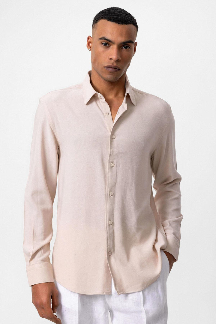 ANT Long Sleeve Linen Shirt - Bastia