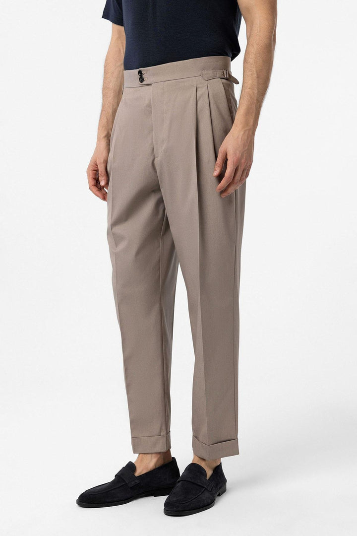 ANT Antioch Lord High Waist Italian Cut Pleated Men's Trousers - North Fort Myers