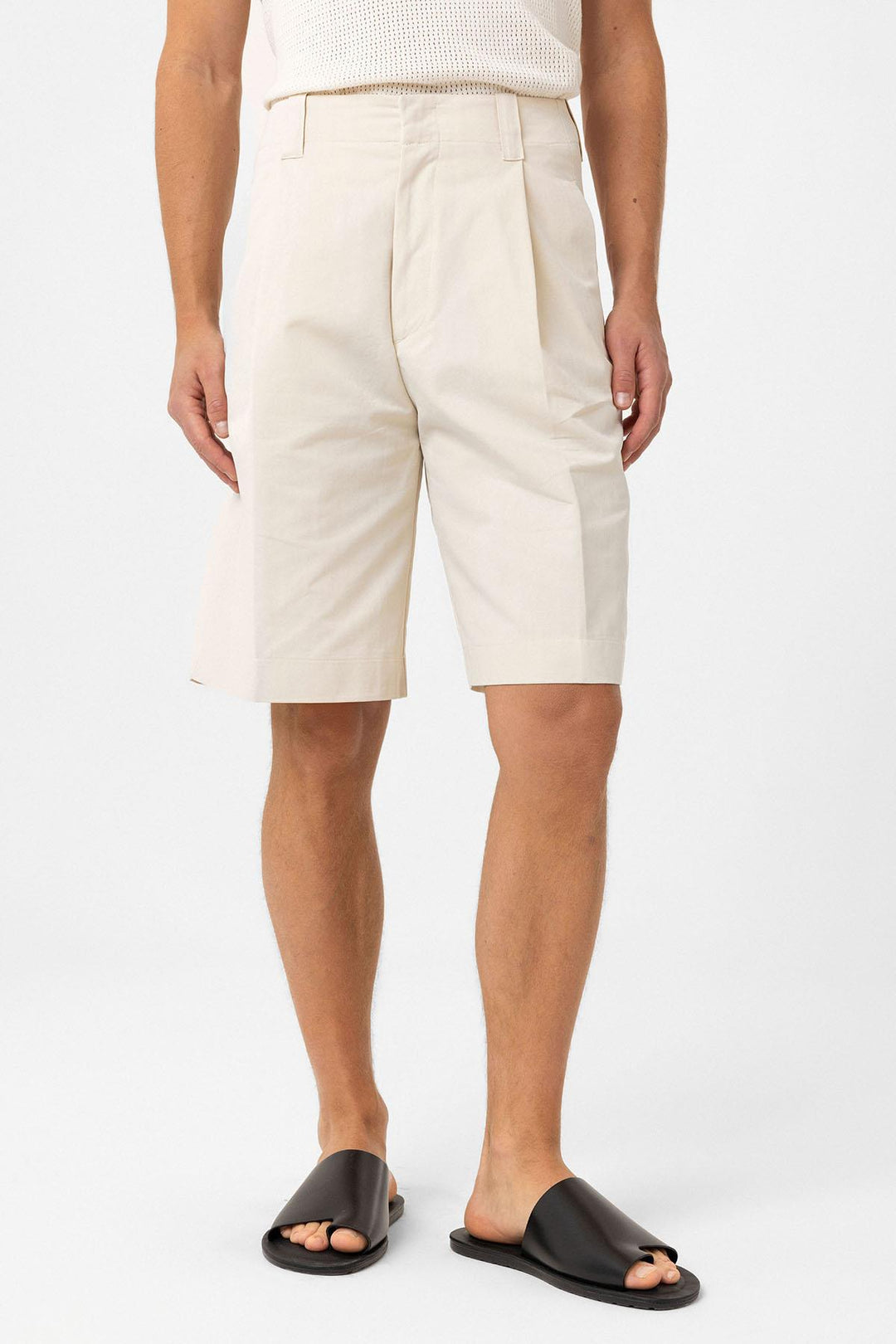 ANT Antioch Lord High Waist Pleated Relaxed Bermuda Men's Shorts - Landshut