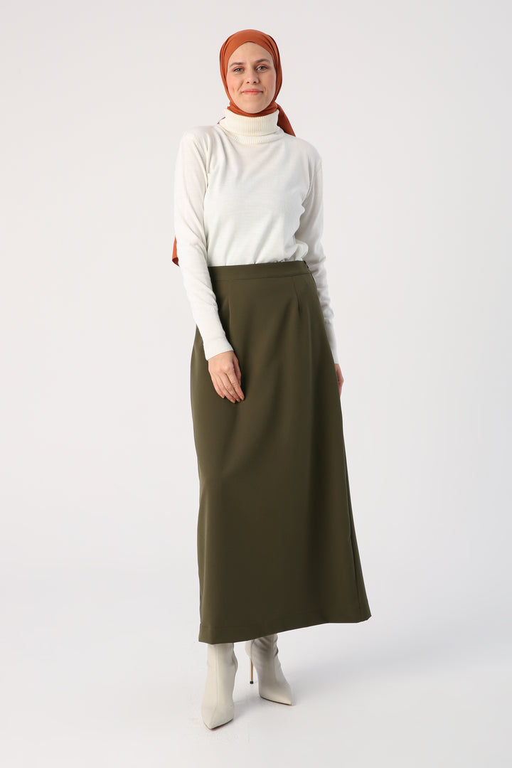 TLD Women Allday Haki Basic Knitted Skirt - Auckland