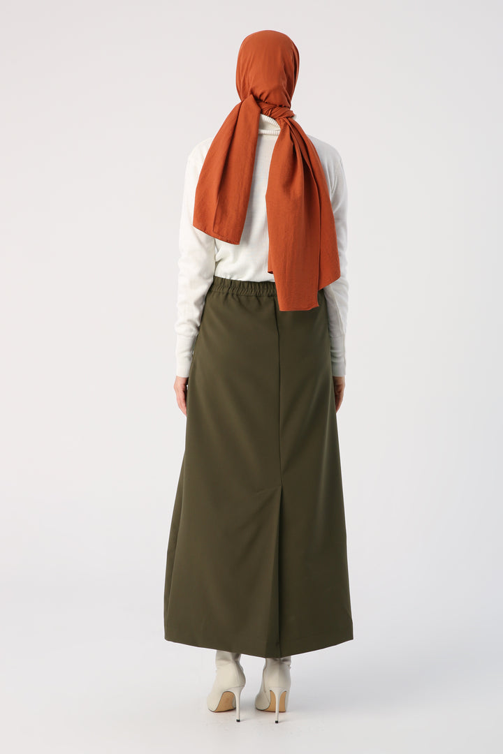 TLD Women Allday Haki Basic Knitted Skirt - Auckland