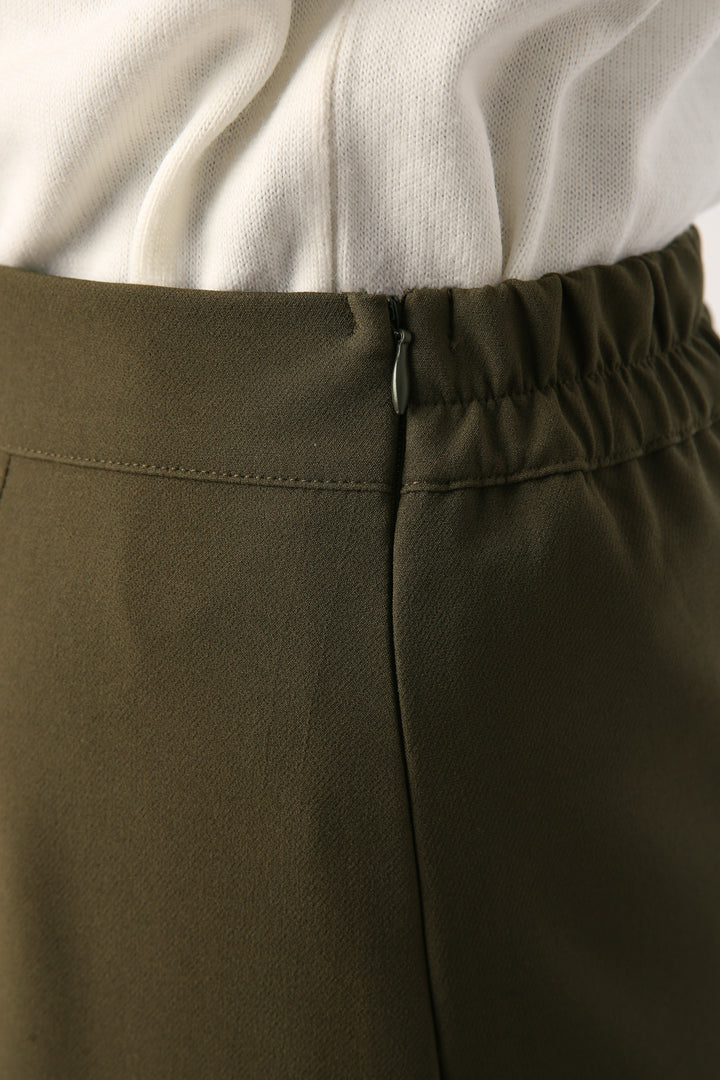 TLD Women Allday Haki Basic Knitted Skirt - Auckland