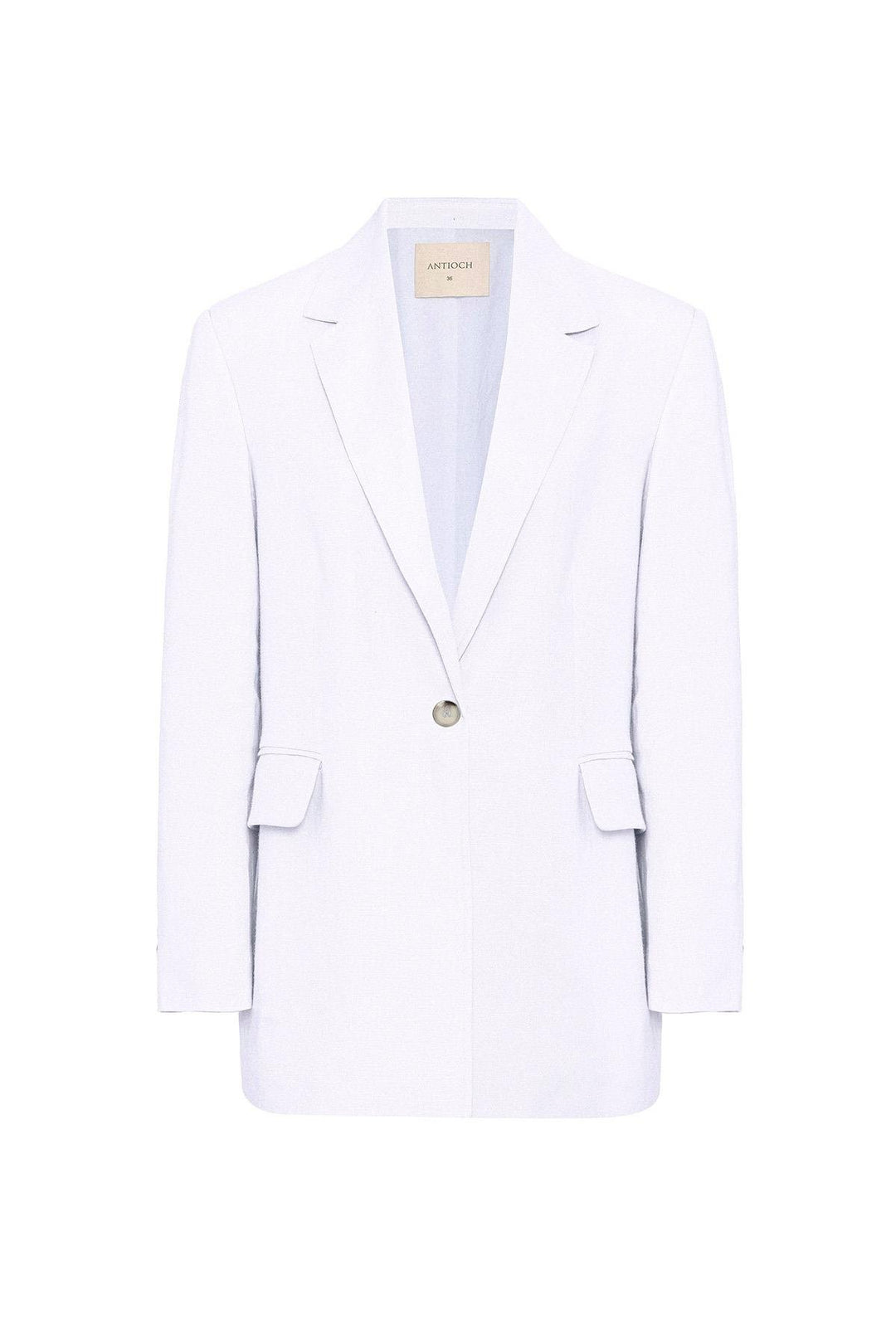 ANT Antioch White 100% Linen Women's Blazer Jacket - Dublin
