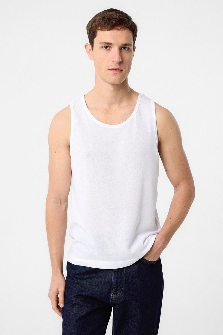 ANT Antioch White Basic Men's Undershirt - Joliet