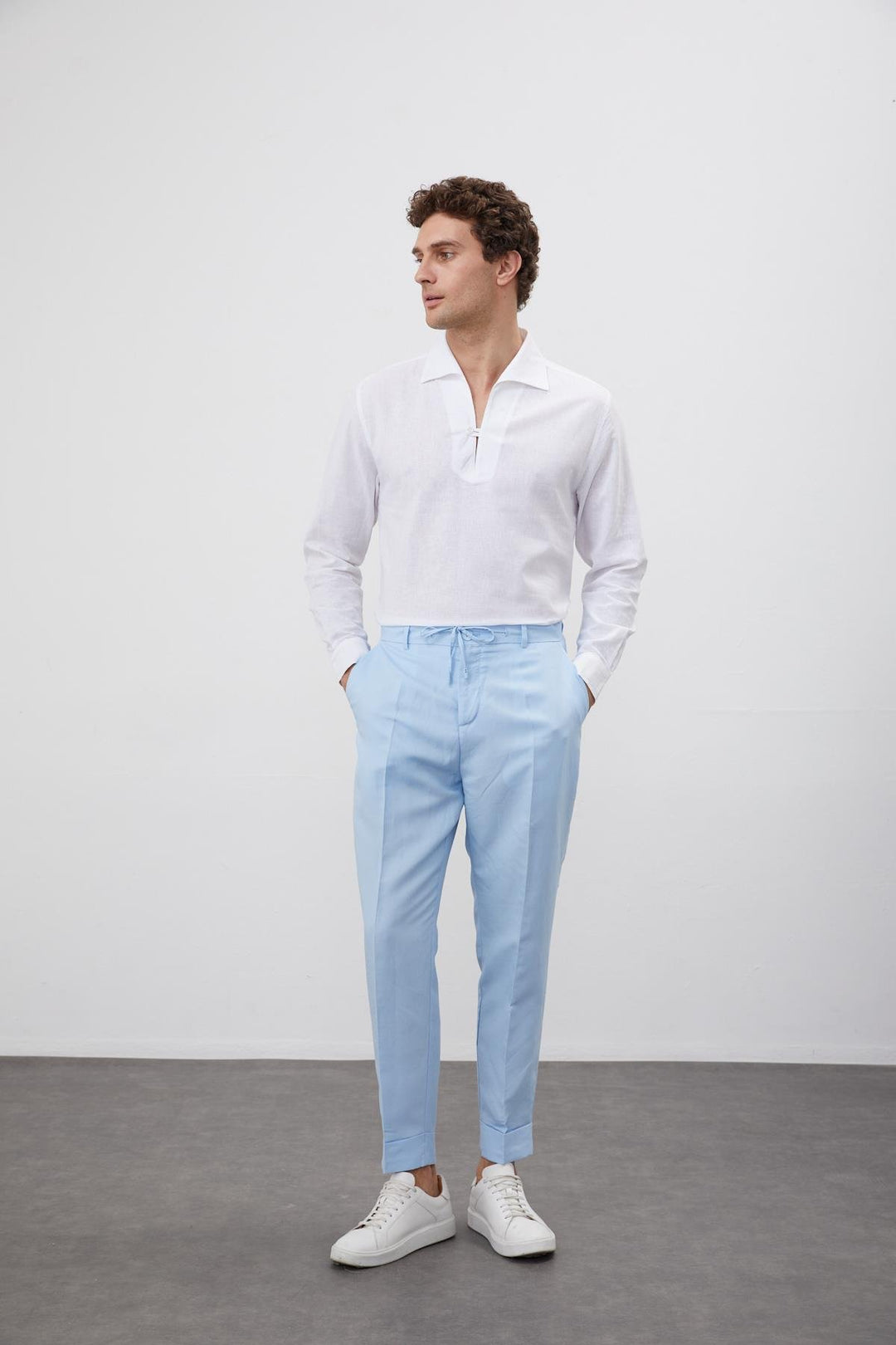 ANT Antioch White Button Detailed Men's Shirt - Manhattan