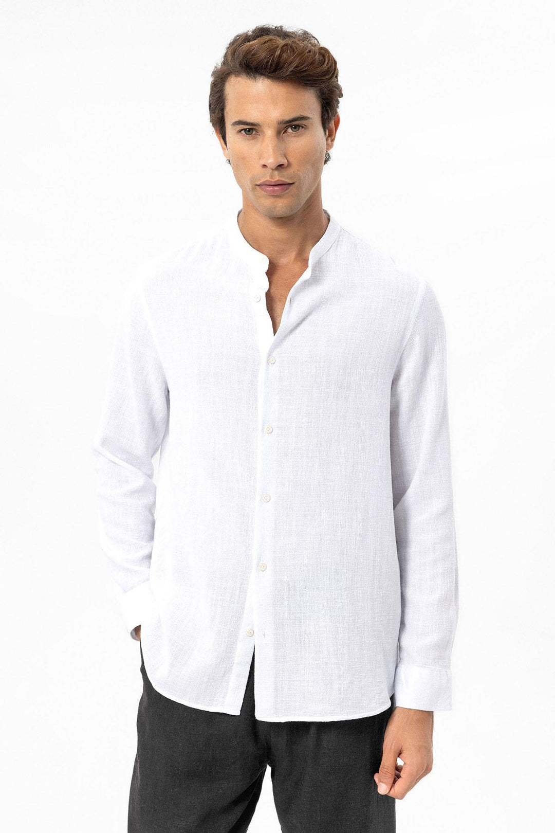 ANT Judge Collar Woven Men's Shirt - Drogheda