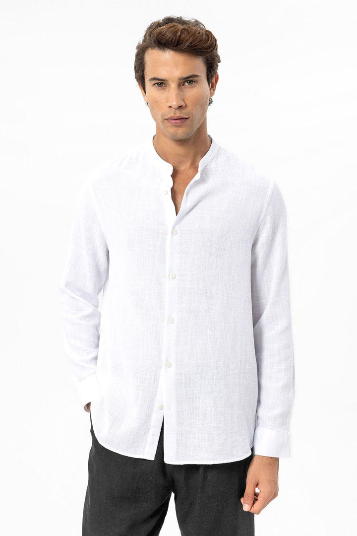 ANT Judge Collar Woven Men's Shirt - Drogheda