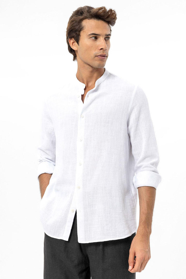 ANT Judge Collar Woven Men's Shirt - Drogheda