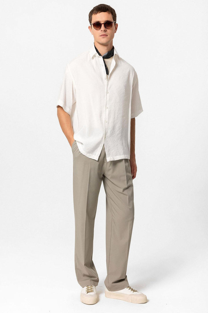 ANT Short Sleeve Oversized Men's Shirt - La Seyne-sur-Mer