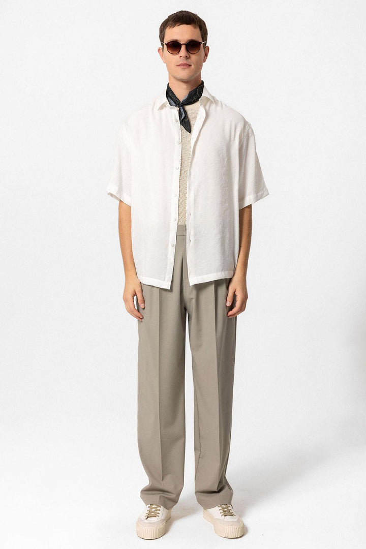 ANT Short Sleeve Oversized Men's Shirt - La Seyne-sur-Mer
