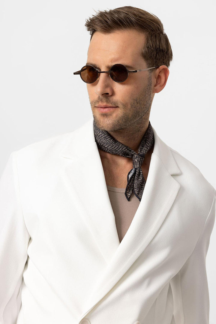 ANT Double-breasted Closure Relax Fit Men's Suit - Neuilly-sur-Marne
