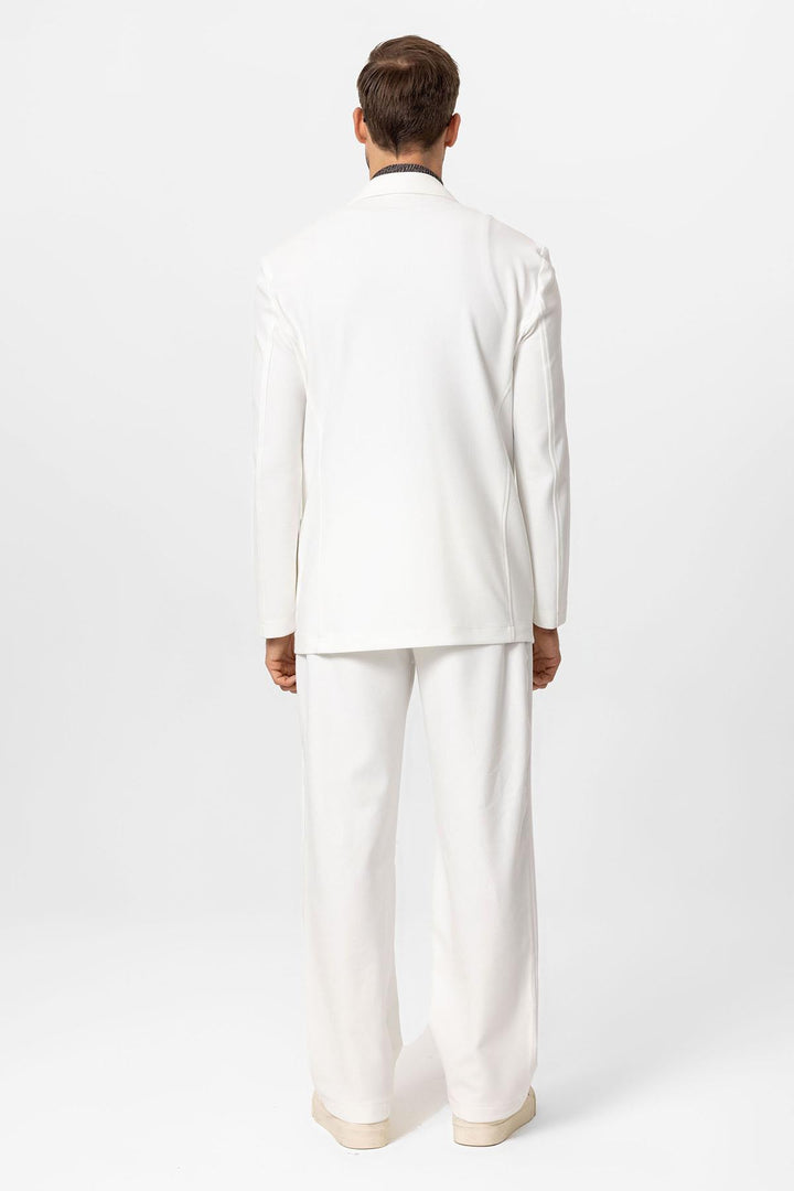 ANT Double-breasted Closure Relax Fit Men's Suit - Neuilly-sur-Marne