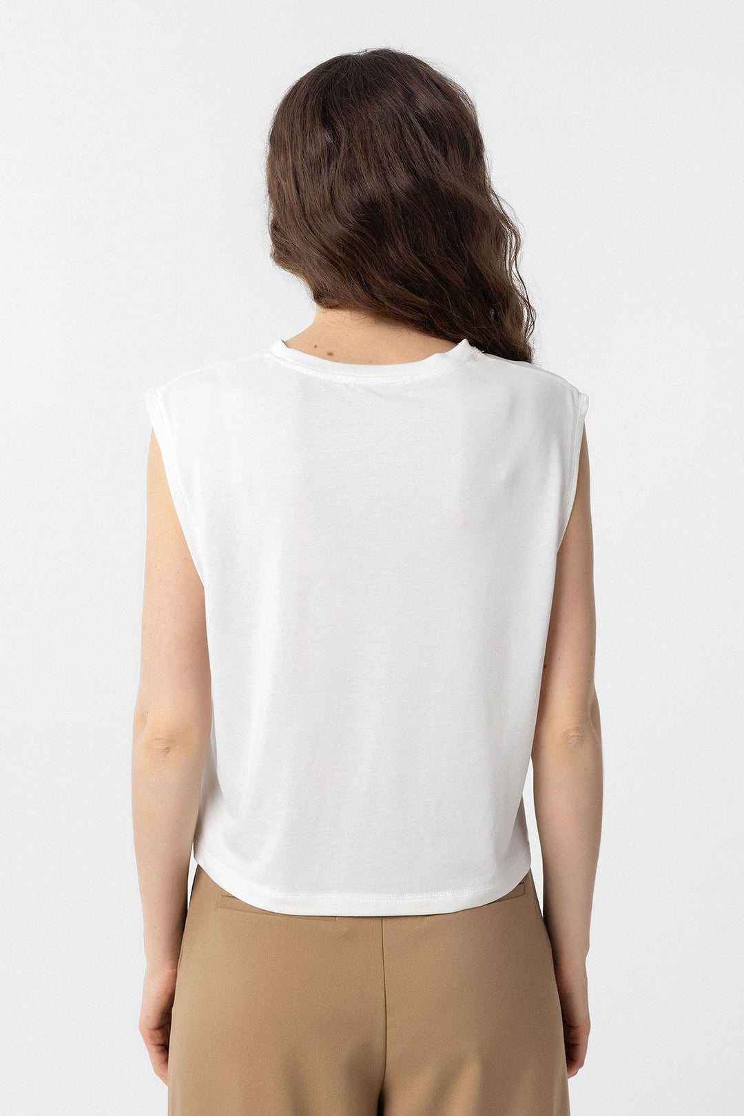 ANT Antioch White Modal Fabric Women's T-Shirt - Billings