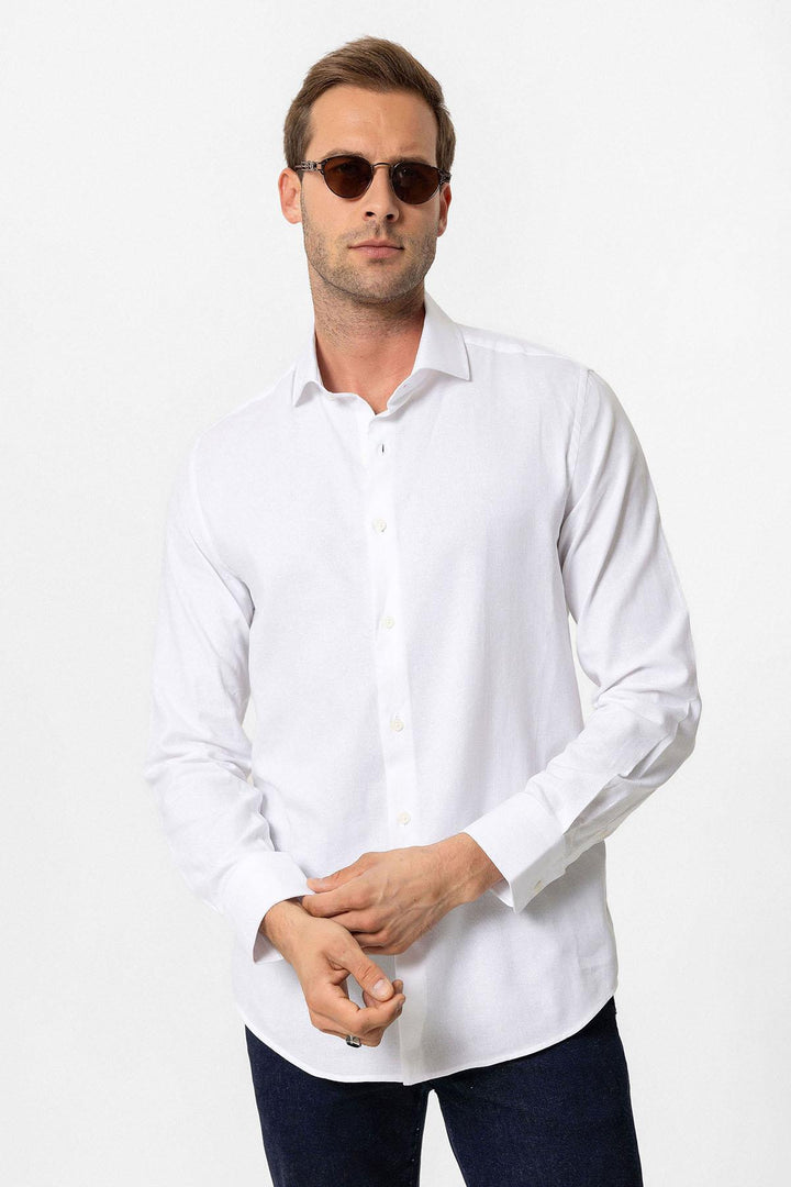 ANT Long Sleeve Slim Fit Men's Shirt - Hallandale Beach