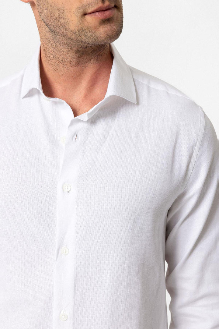 ANT Long Sleeve Slim Fit Men's Shirt - Hallandale Beach