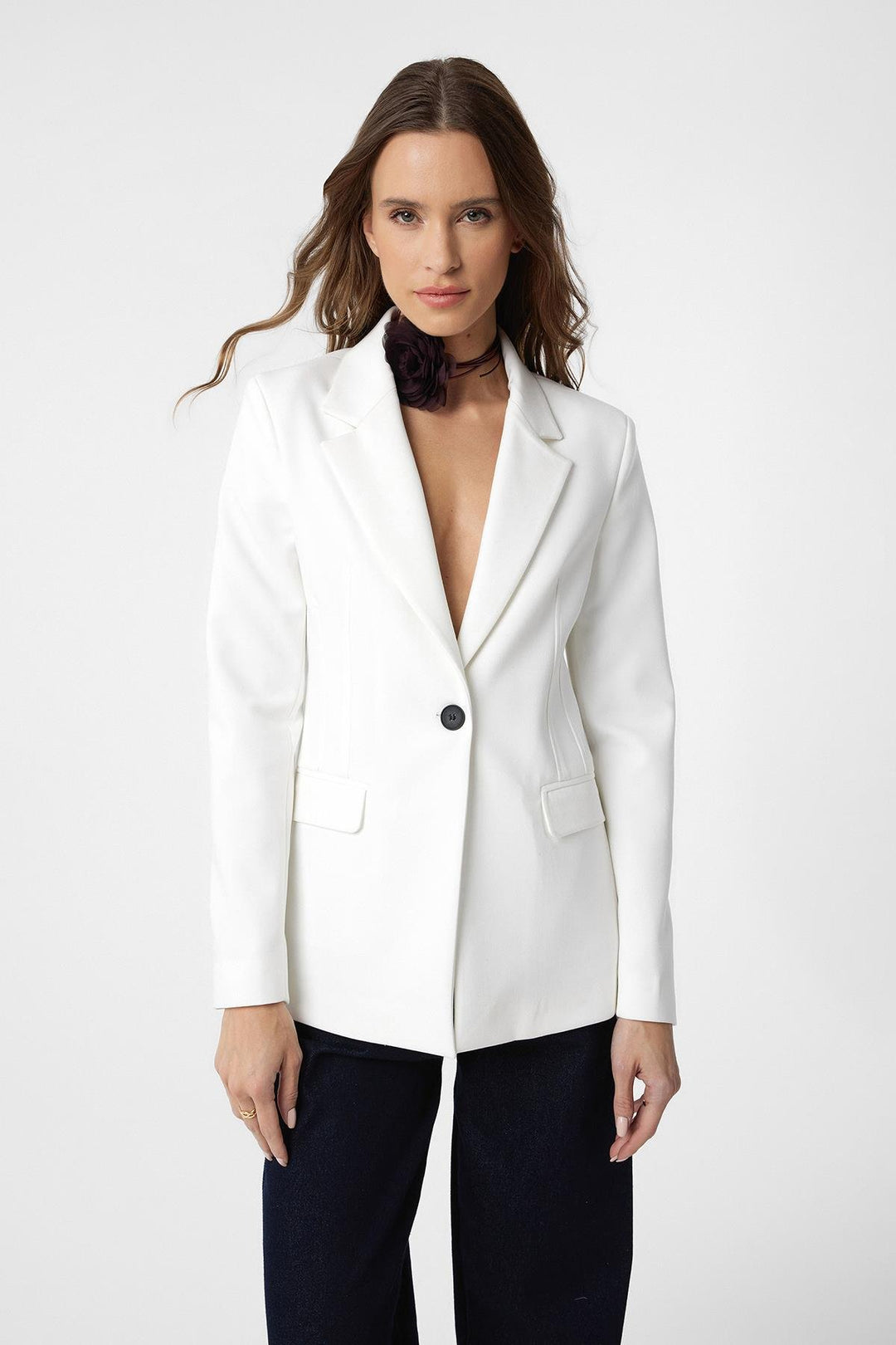 ANT Antioch White Body Sitting Woman Blazer Jacket - Ostfildern