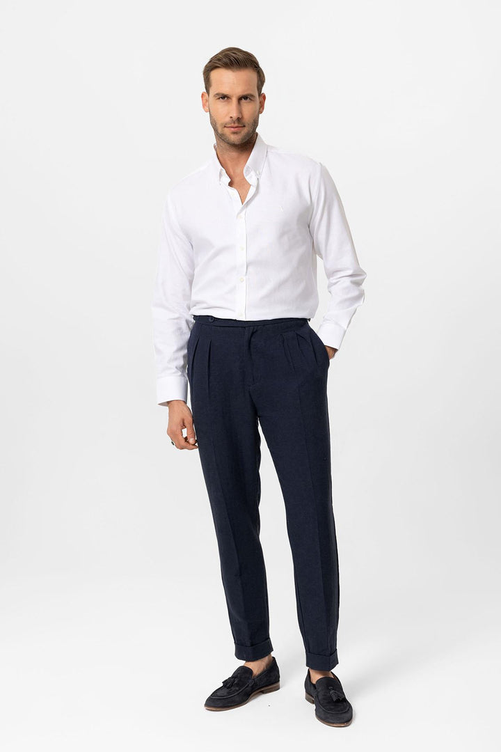 ANT Slim Fit Men's Shirt with Buttoned Collar - Queen Creek