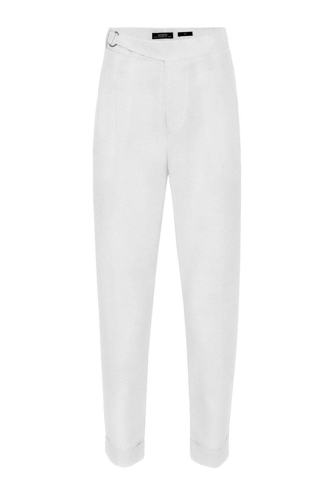 ANT High Waist Linen Blend Pleated Men's Trousers - Calexico