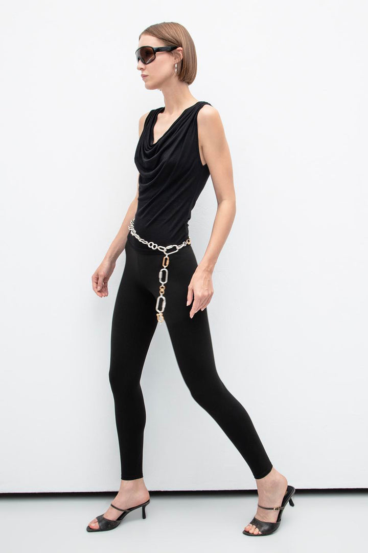 BSL Women Ankle Length Elastic Leggings - Rainham