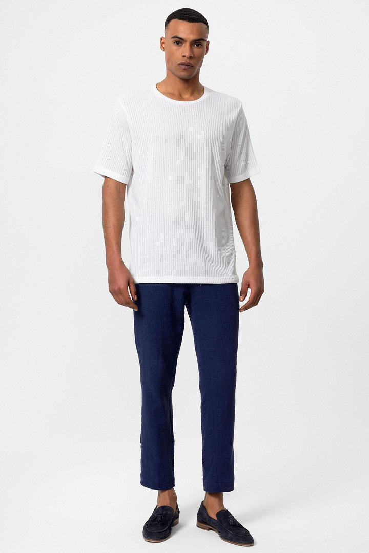 ANT Crew Neck Ribbed Men's T-Shirt - The Acreage