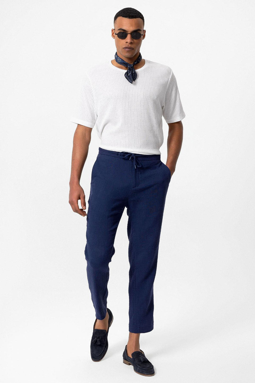 ANT Crew Neck Ribbed Men's T-Shirt - The Acreage