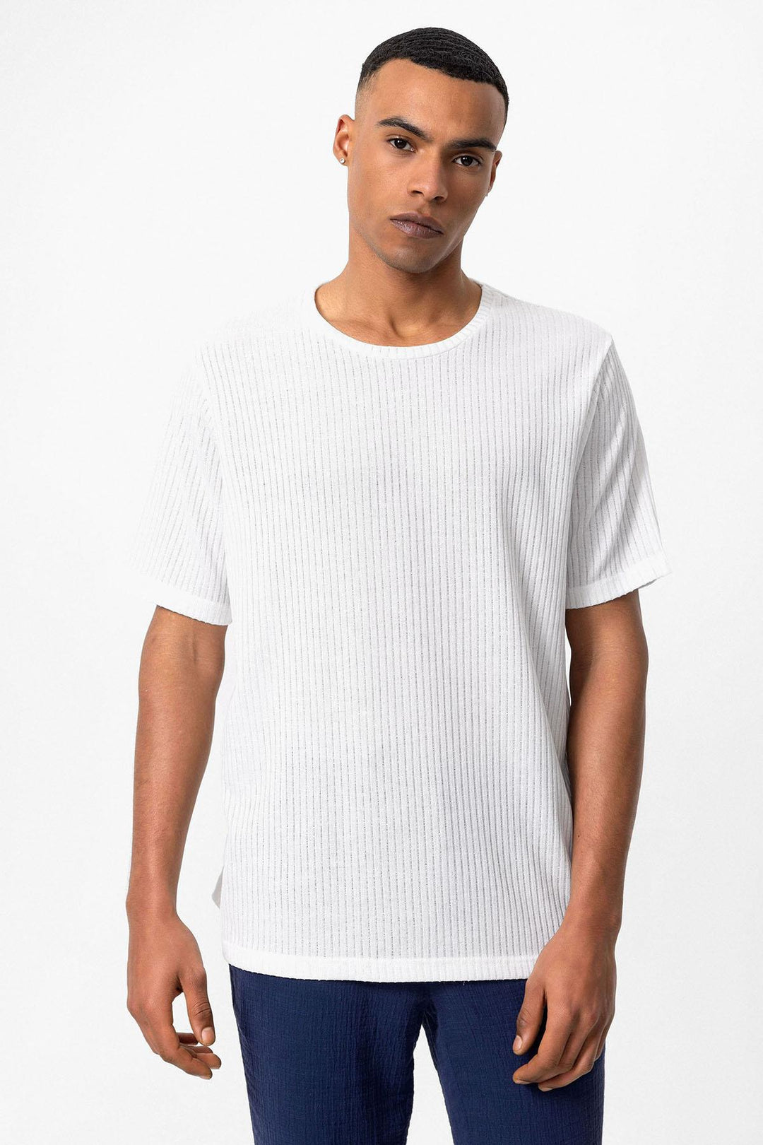 ANT Crew Neck Ribbed Men's T-Shirt - The Acreage