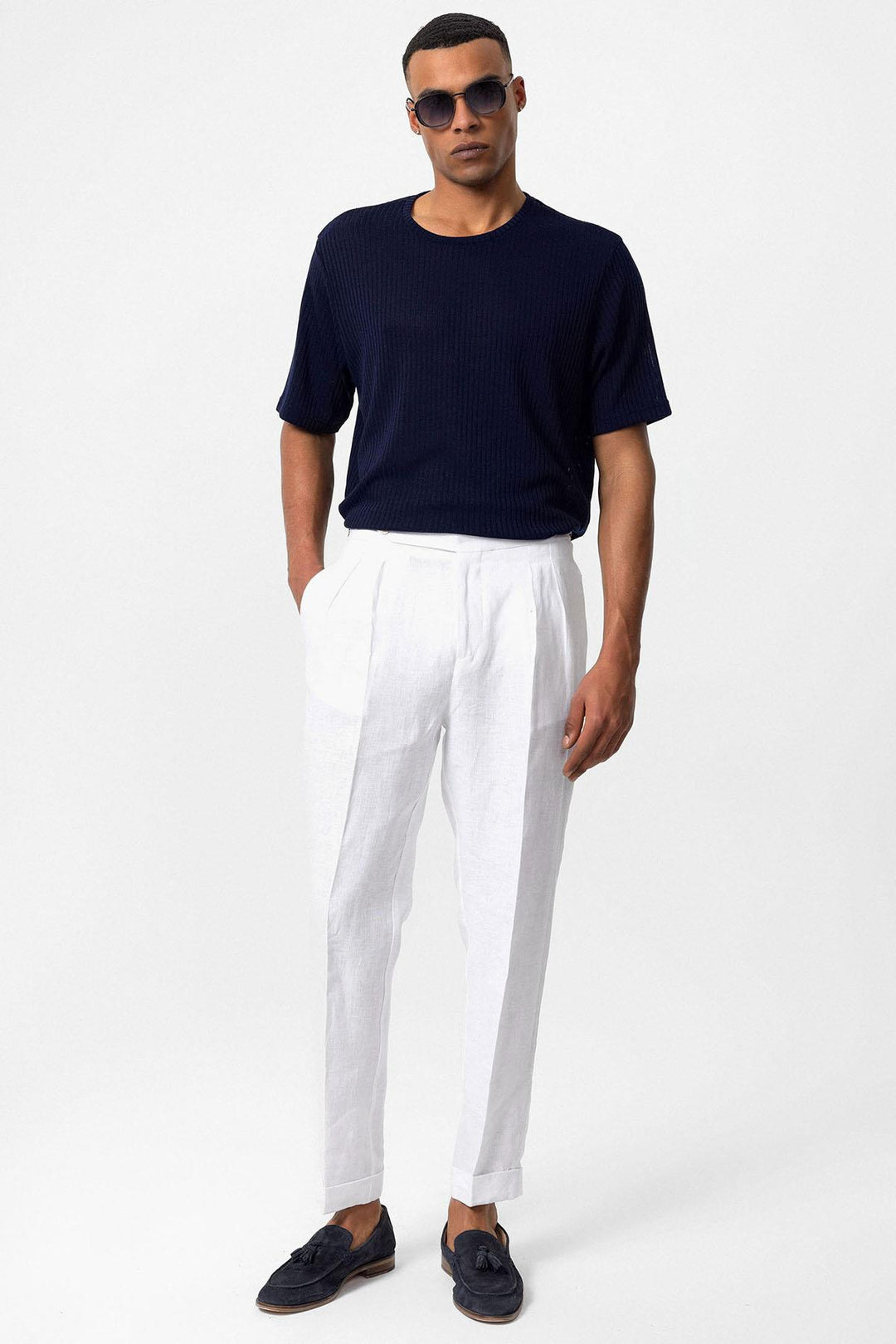 ANT Crew Neck Ribbed Men's T-Shirt - Pleasanton