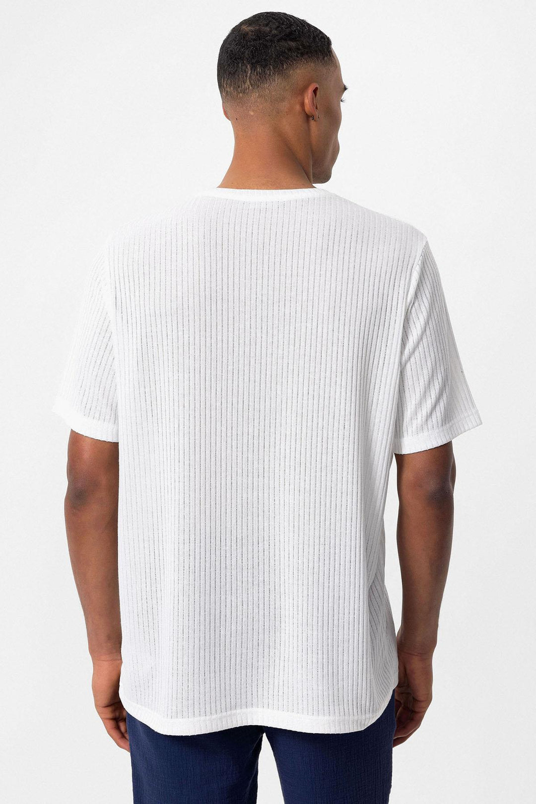 ANT Crew Neck Ribbed Men's T-Shirt - The Acreage