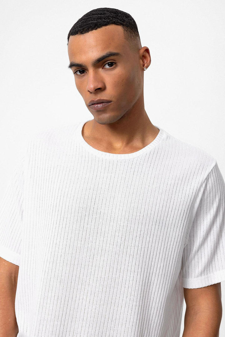 ANT Crew Neck Ribbed Men's T-Shirt - The Acreage
