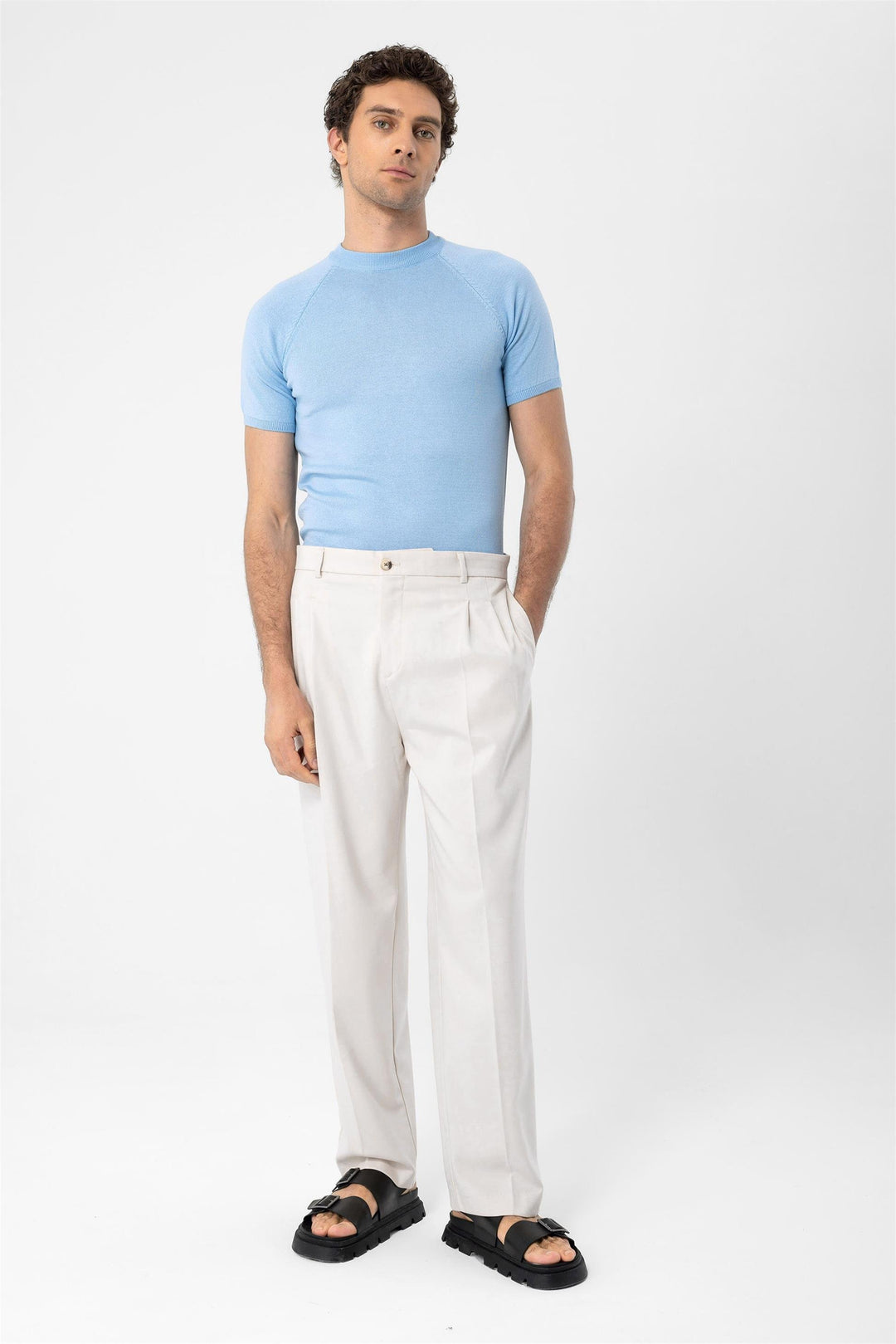 ANT Crew Neck Knitwear T-Shirt - Tuxpan