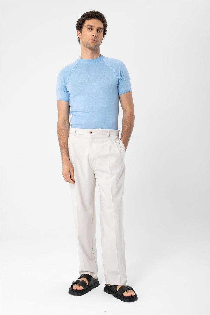ANT Crew Neck Knitwear T-Shirt - Tuxpan