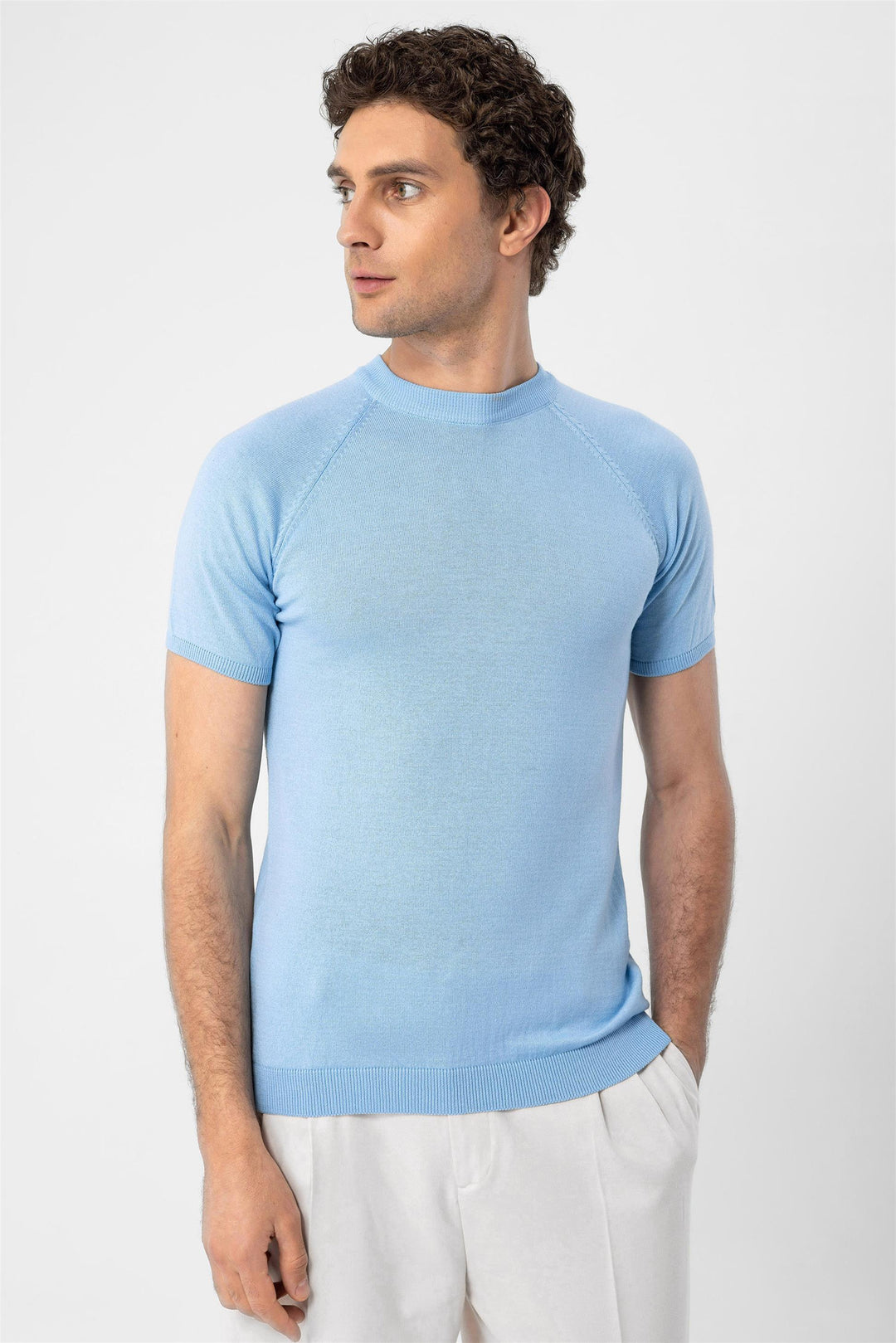 ANT Crew Neck Knitwear T-Shirt - Tuxpan